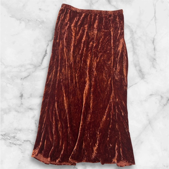 Isabella Bird Dresses & Skirts - Isabella Bird Burgundy Crushed Velvet Boho Maxi Women’s Size 10